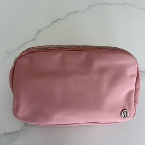 Pink pastel lululemon belt bag